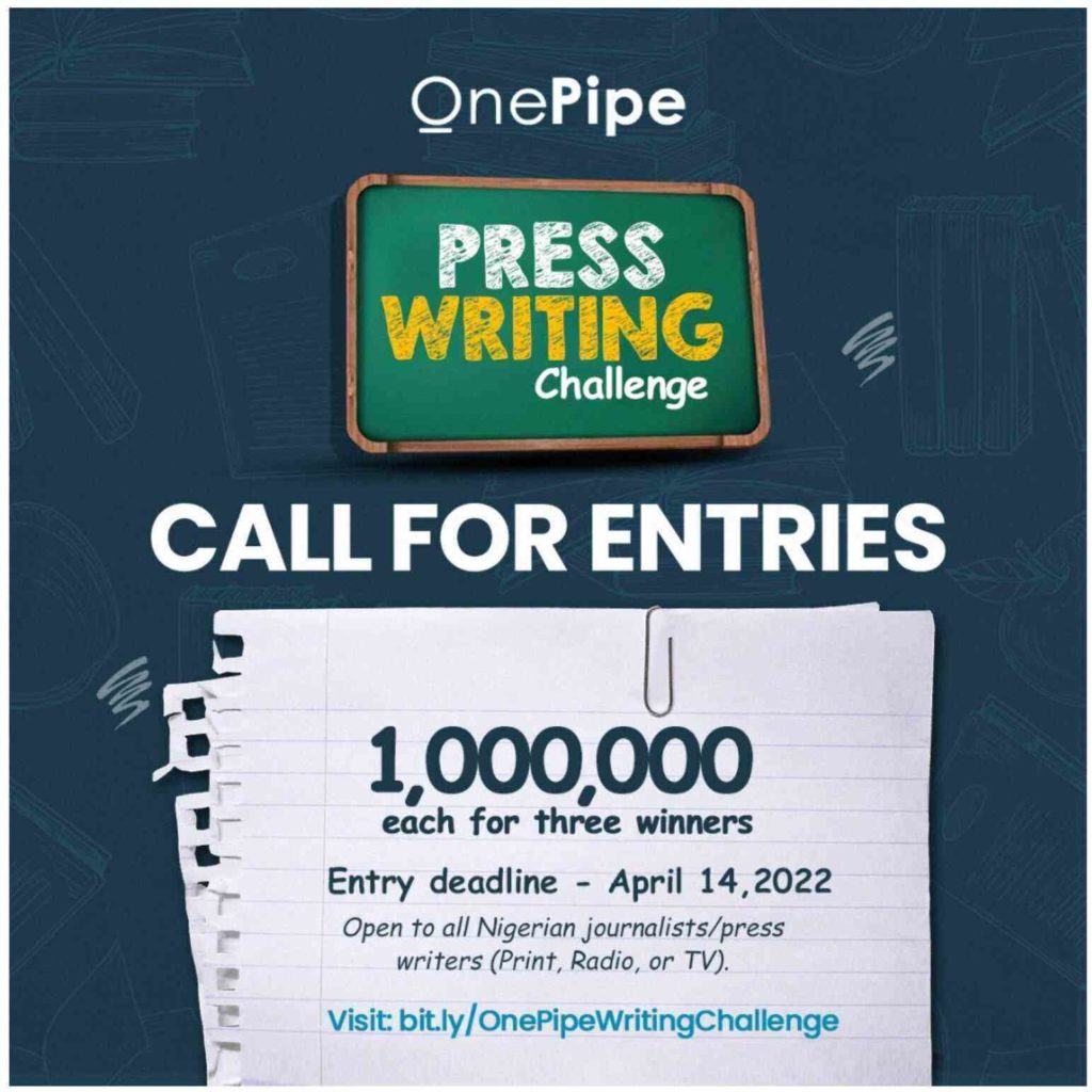 One Pipe Press Writing Challenge